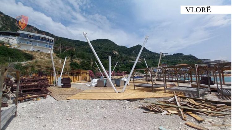Po ndërtonte pa leje në plazhin e Jonufrit, arrestohet 62-vjeçari