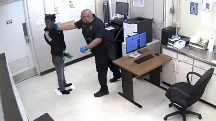 VIDEO tronditëse, polici godet me grusht adoleshentin