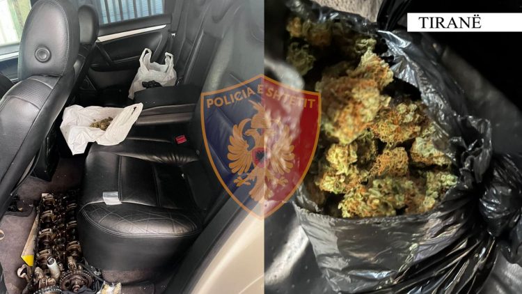Shisnin kanabis në zona të ndryshme të Tiranës, Policia arreston dy persona