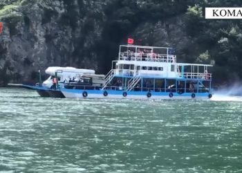 VIDEO/ Aktivitet i paligjshëm, bllokohet trageti në Liqenin e Komanit