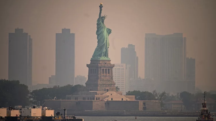 Atmosferë mbytëse në Uashington, pas zjarreve në Kanada