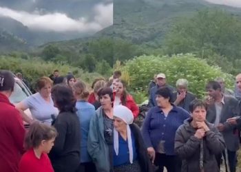 Banorët e Maqellarës në protestë për ujin