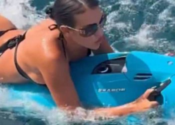 Me bikini në lëvizje, video virale e Georgina Rodríguez