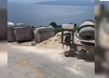 Zaptuan vijën bregdetare me ndërtime pa leje në Sarandë, nën hetim pesë persona