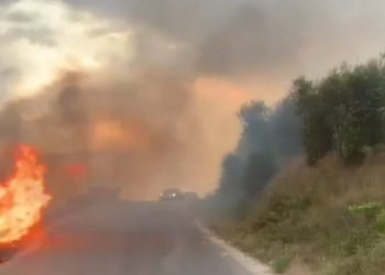 Zjarri del jashtë kontrollit në Çeprat