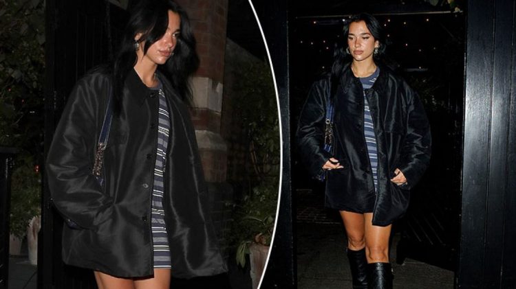 Dua Lipa shkëlqen me veshjen e saj pas premierës së “Barbie”