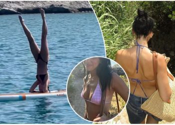 Akrobaci në plazhet greke, Dua Lipa nxjerr foto të tjera nga pushimet