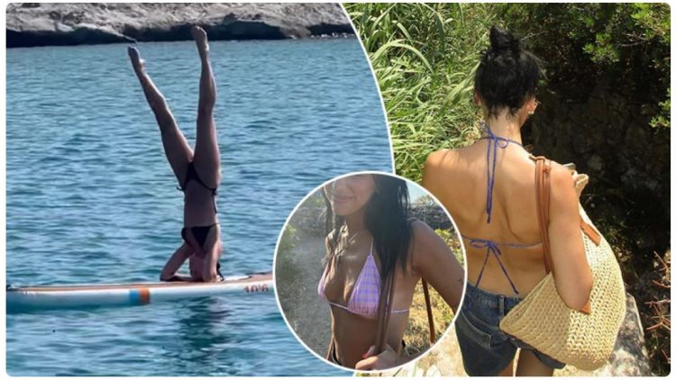 Akrobaci në plazhet greke, Dua Lipa nxjerr foto të tjera nga pushimet