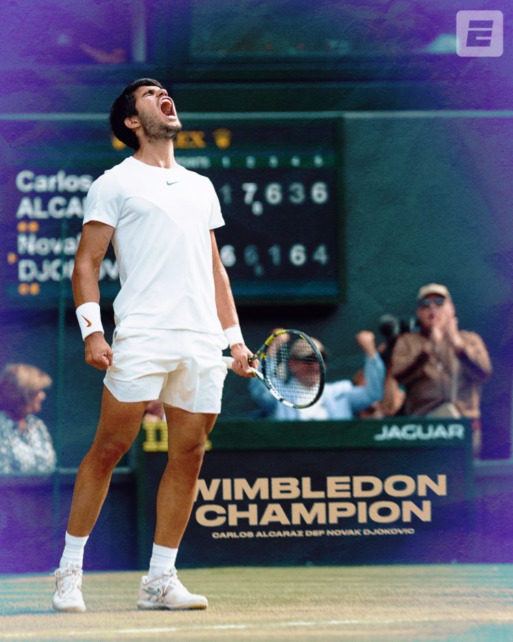 Carlos Alcaraz fiton turneun e Wimbledon