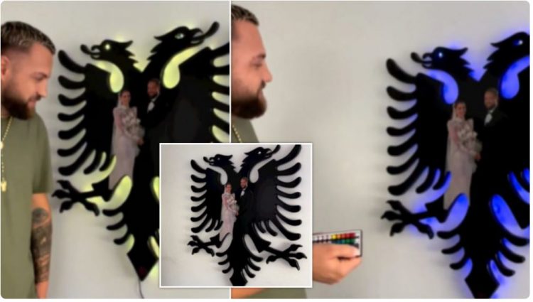 Çfarë po ndodh? Luizi shfaqet me shqiponjë, ia ka sjellë…