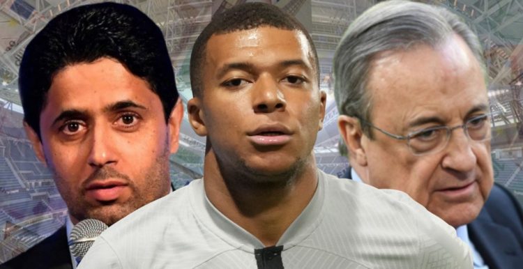 PSG dhe Real Madrid po negociojnë për firmën e Mbappe