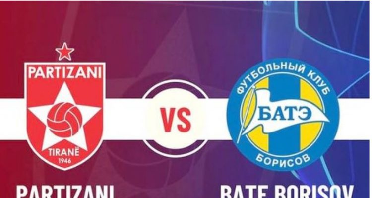 Partizani-BATE Borisov për Champions, ja kuotat e kompanive të basteve