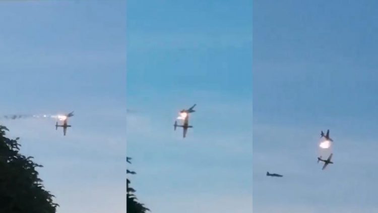 VIDEO/ Dy avionë përplasen me njëri-tjetrin gjatë stërvitjes në Kolumbi