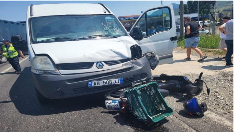 Aksident i rëndë në Lezhë-Shkodër/ Makina përplas motorin, ndërron jetë 78-vjeçari