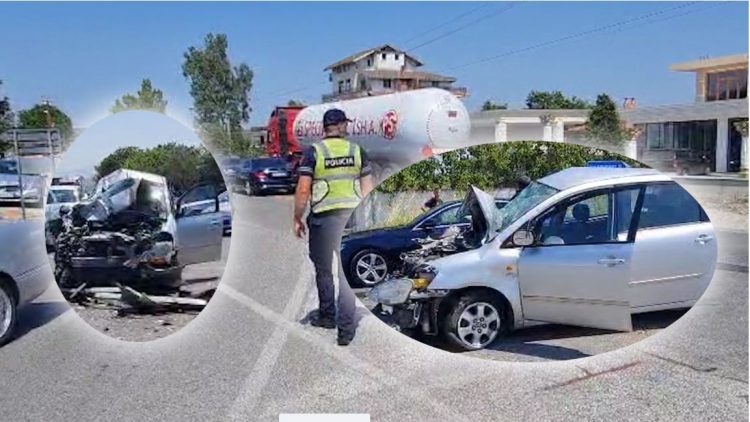 Autoboti përplaset me “Toyotën”, përfundon në spital shoferi i automjetit