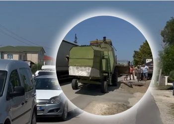 Aksident në Fier-Seman, autokombajna përplaset me një kamion