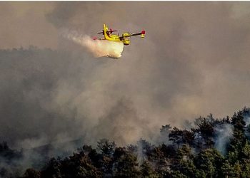 Po shuante flakët, rrëzohet avioni ‘Canadair’ në Greqi