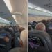 VIDEO/ Panik dhe ulërima në avionin e mbushur me shqiptarë, çfarë ndodhi