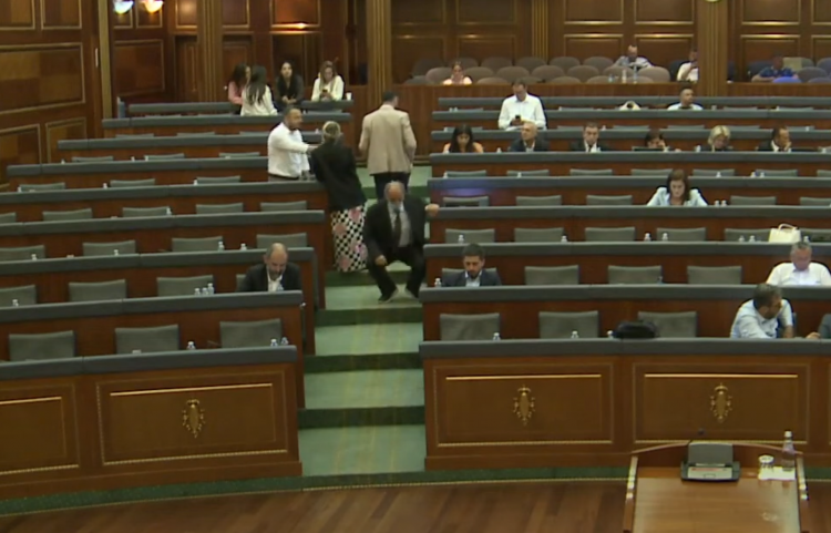 VIDEO/ Deputeti shqiptar mban linjat duke bërë fitness…në Kuvend