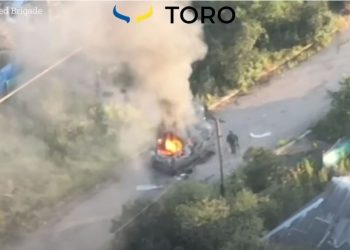 Me dronë kamikaz, ukrainasit shkatërrojnë makinerinë ruse