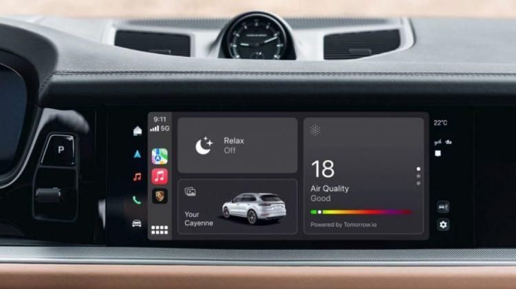 Porsche fut drejtimin e mjetit në Apple CarPlay