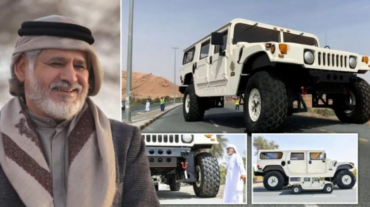 Sheiku që shëtitet me Hummer-in më të madh, dhoma gjumi dhe për miq