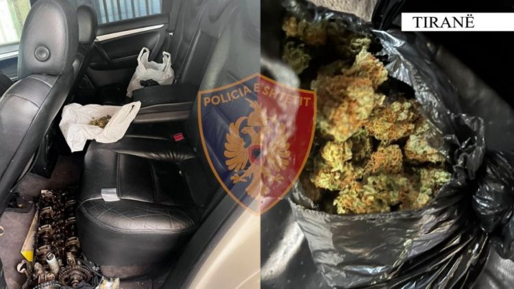Kapet me 1.6 kg kanabis, arrestohet një person në Tiranë