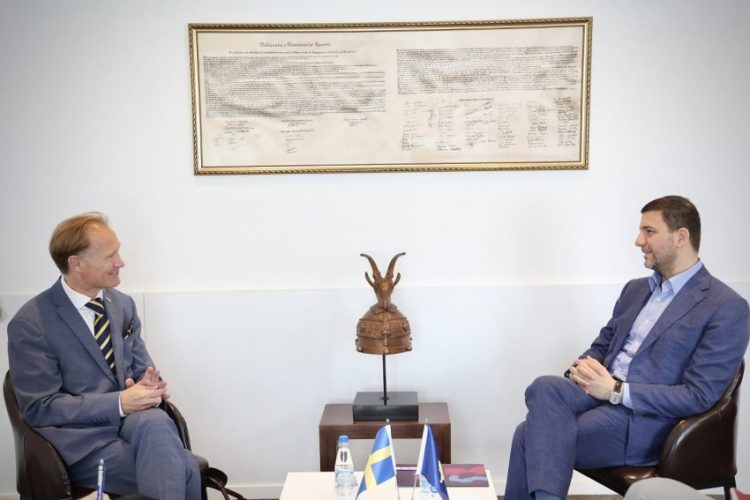 Krasniqi me ambasadorin suedez: PDK është për zgjedhje të parakohshme