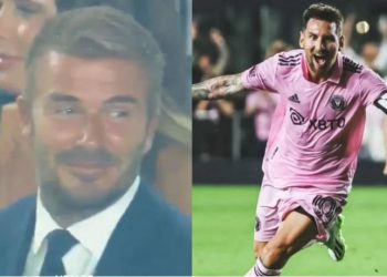 VIDEO/ Edhe Beckham përlotet pas golit të mrekullueshëm të Messit
