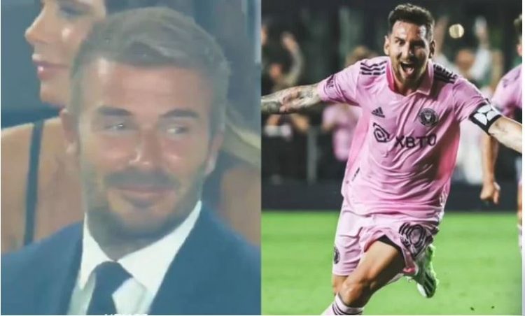 VIDEO/ Edhe Beckham përlotet pas golit të mrekullueshëm të Messit