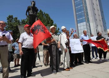 Protestë në Prishtinë për të drejtat e shqiptarëve të Preshevës
