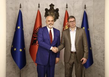 Darka Rama-Vuçiç në Beograd, të pranishëm Alex Soros dhe Christopher Hill