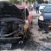 Digjen 3 makina në një parking të Vlorës, dyshohet për zjarrvënie