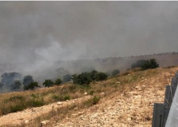 Zjarri përfshin kodrat midis fshatit Radhimë dhe Tragjas