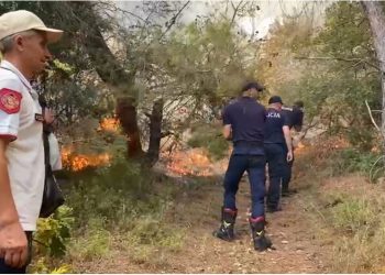 Zjarri masiv në Peshtan nxjerr zbuluar municionin luftarak, dyshohet