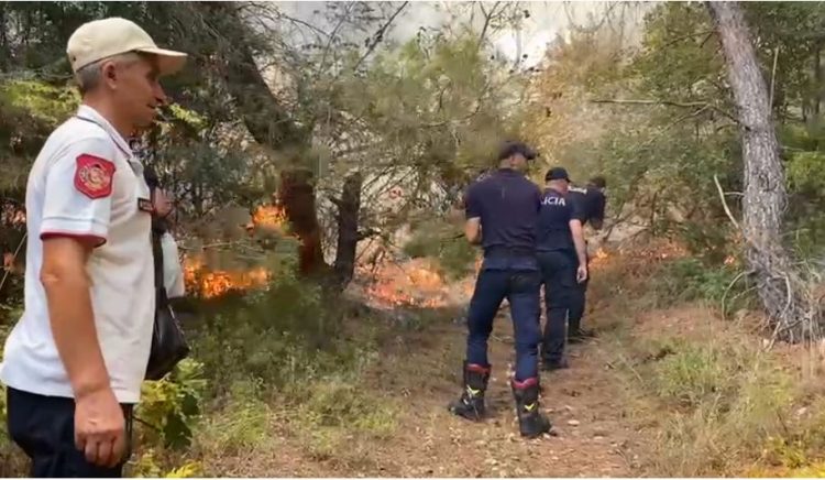Zjarri masiv në Peshtan nxjerr zbuluar municionin luftarak, dyshohet