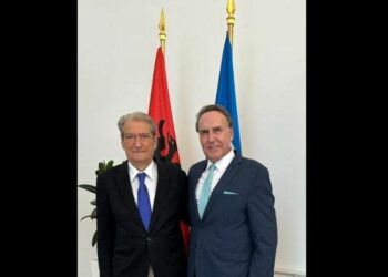 Berisha pret Presidentin e nderit të Federatës Pan shqiptare në SHBA