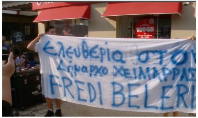 Ndodhet në burg, protestë në Himarë për lirimin e Belerit