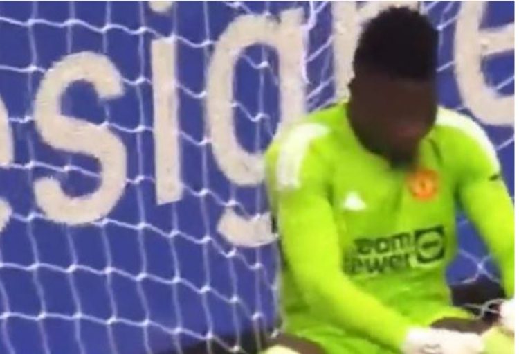 U ble me bujë, Onana pëson gol nga mesi i fushës