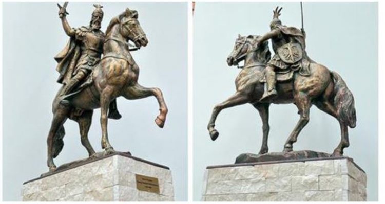 Busti i Skënderbeut do të vendoset në Tuz të Malit të Zi