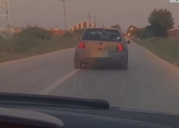 VIDEO/ Kryen manovra të rrezikshme, ja çfarë i ndodh 23-vjeçarit