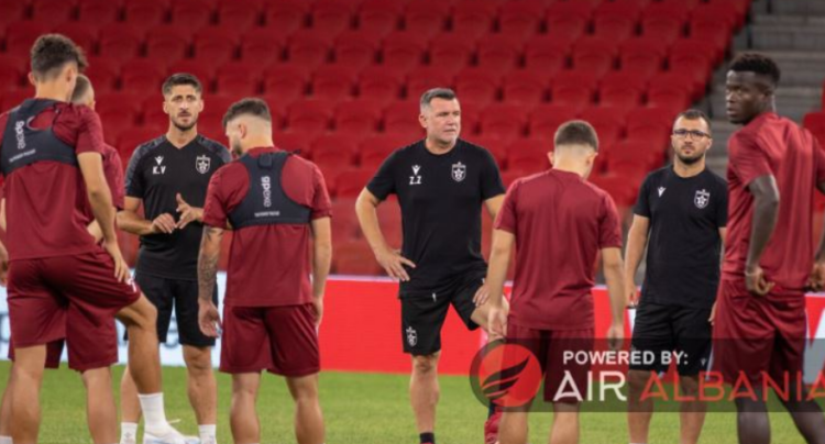 Evropa e Partizanit kalon nga Riga, stërviten në kryeqytetin letonez