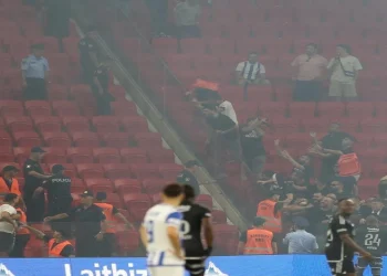 Sherri në stadium në ndeshjen Tirana-Beshiktash, procedohen 14 tifozë