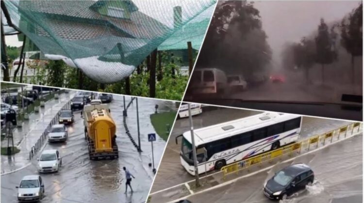 Stuhia e fuqishme godet Serbinë (VIDEO)