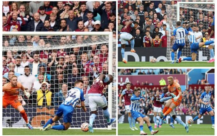 Aston Villa “luan tenis” me Brighton