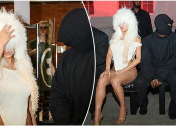 Veshje e pazakontë e Kenye Uest dhe gruas së tij (FOTO)