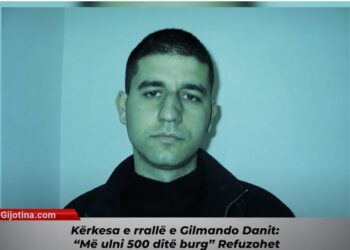 Refuzohet kërkesa e rrallë e Gilmando Danit: “Më ulni 500 ditë burg”