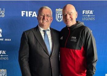Duka përkrah Infantinos në 100-vjetorin e anëtarësimit të Federatës Lituaneze të Futbollit në FIFA