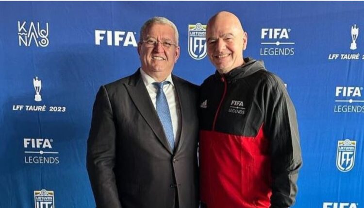 Duka përkrah Infantinos në 100-vjetorin e anëtarësimit të Federatës Lituaneze të Futbollit në FIFA