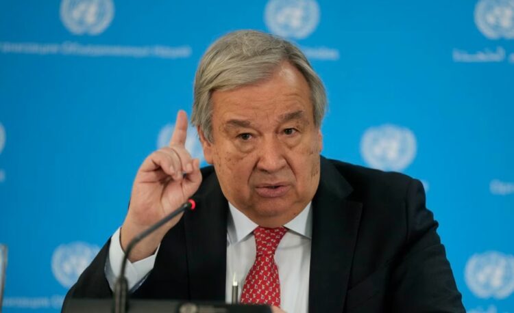 Guterres: Kriza klimatike “i ka hapur dyert e ferrit”